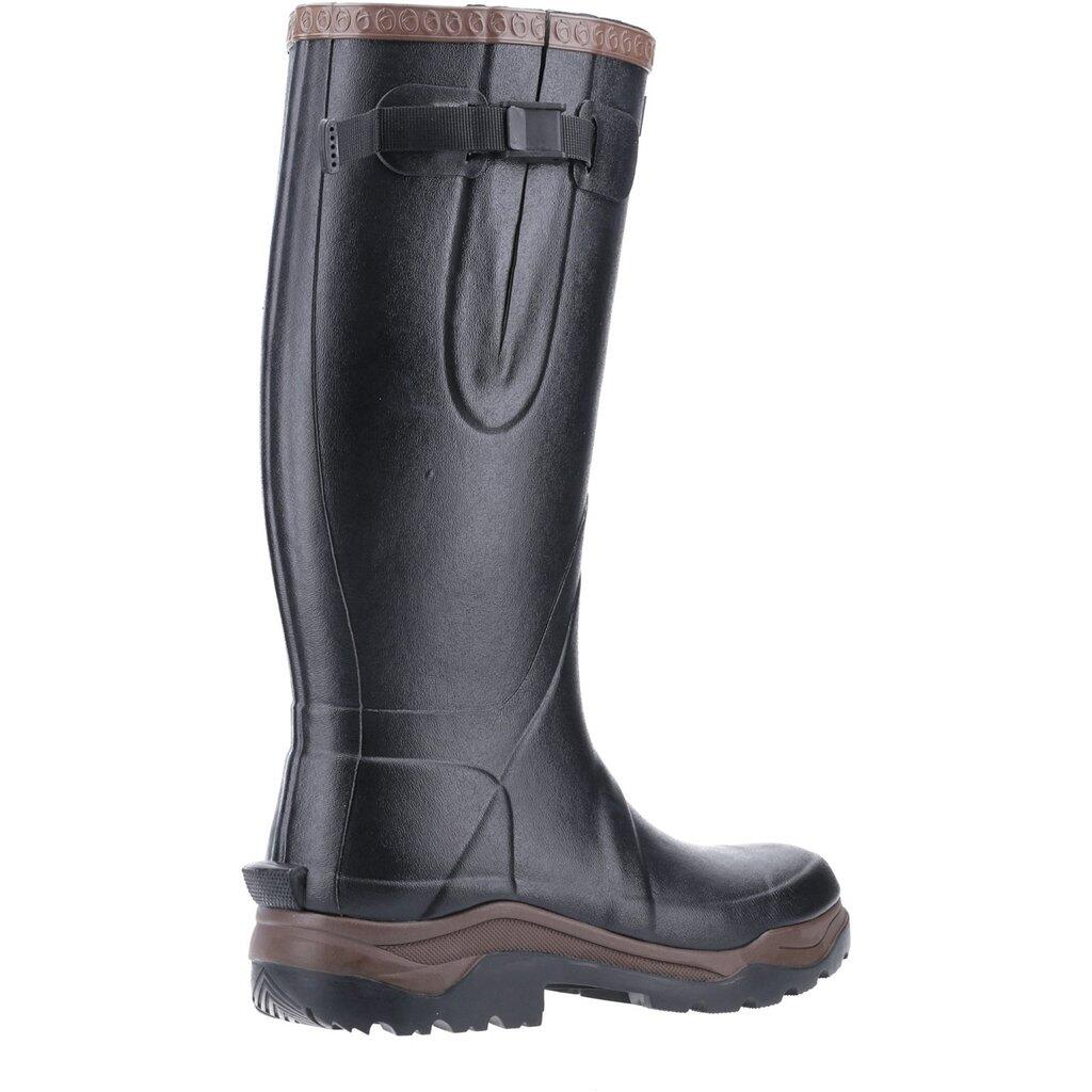 Unisex Adult Compass Rubber Wellington Boots (Black) 2/5