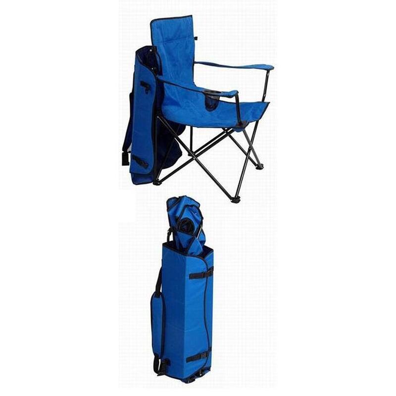 Összecsukható szék baldachinnal, 72x92x138 cm, kék színű