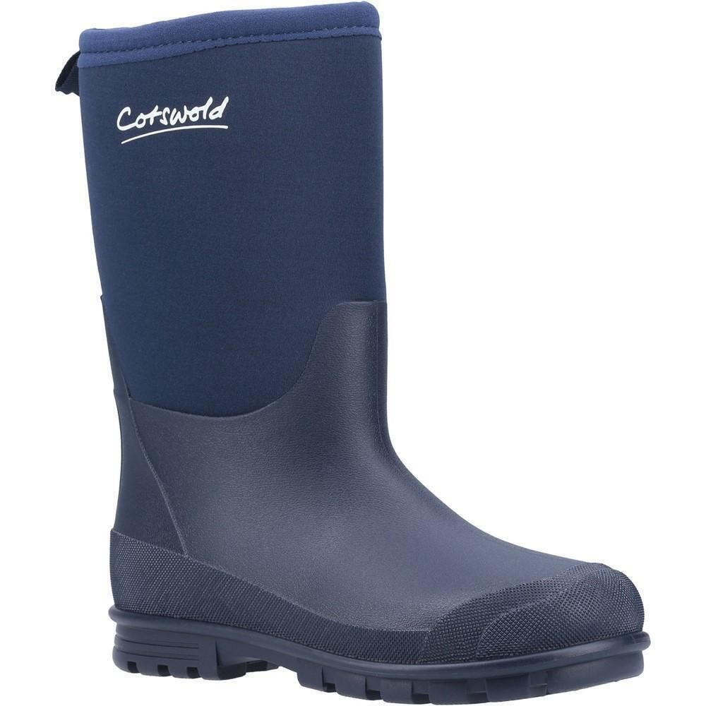 COTSWOLD Childrens/Kids Hilly Neoprene Wellington Boots (Navy)