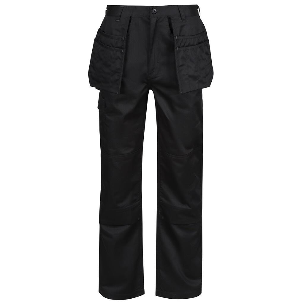 Mens Cargo Trousers (Black) 1/5