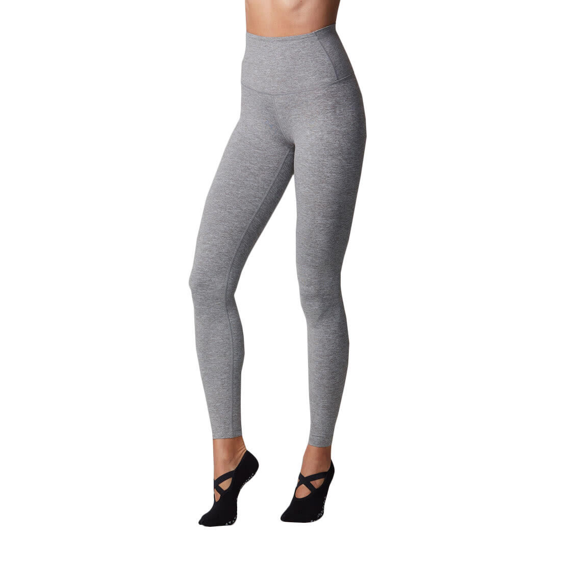 FITNESS-MAD Womens/Ladies High Waist Leggings (Grey)