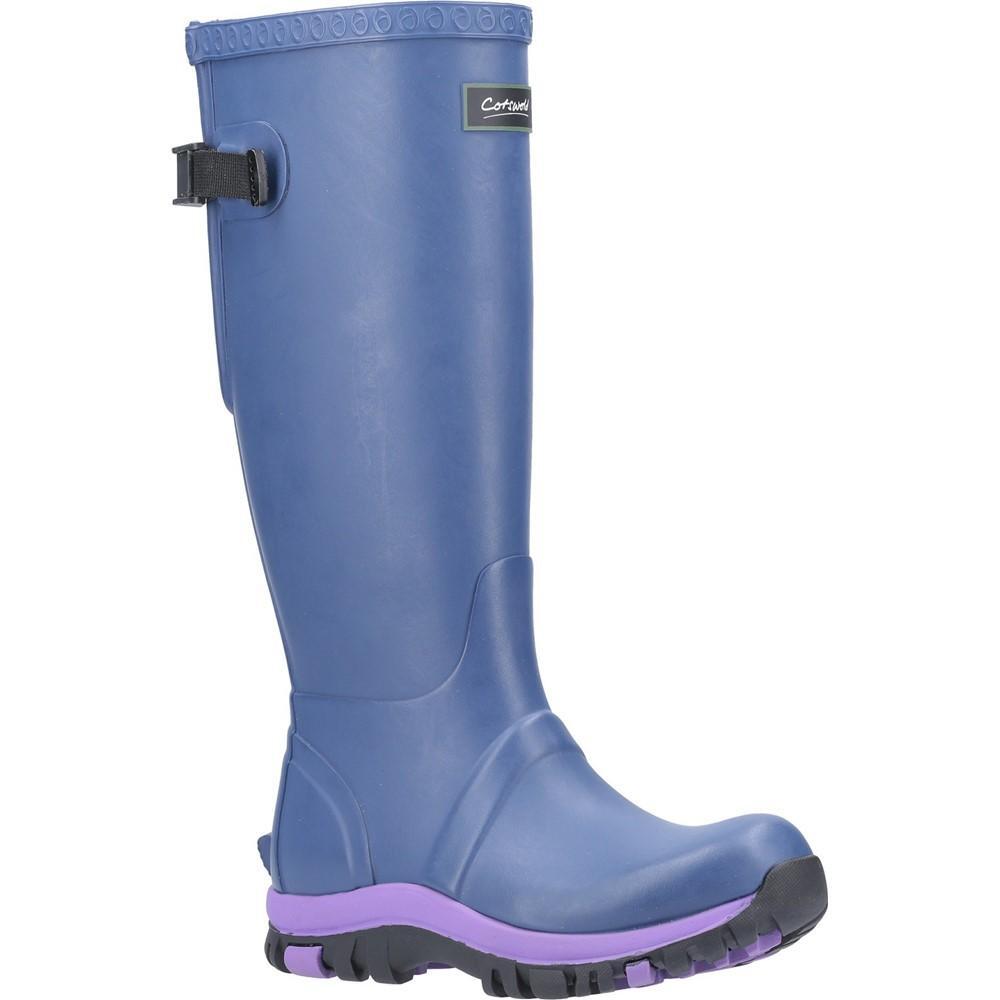 Womens/Ladies Realm Wellington Boots (Blue) 1/5
