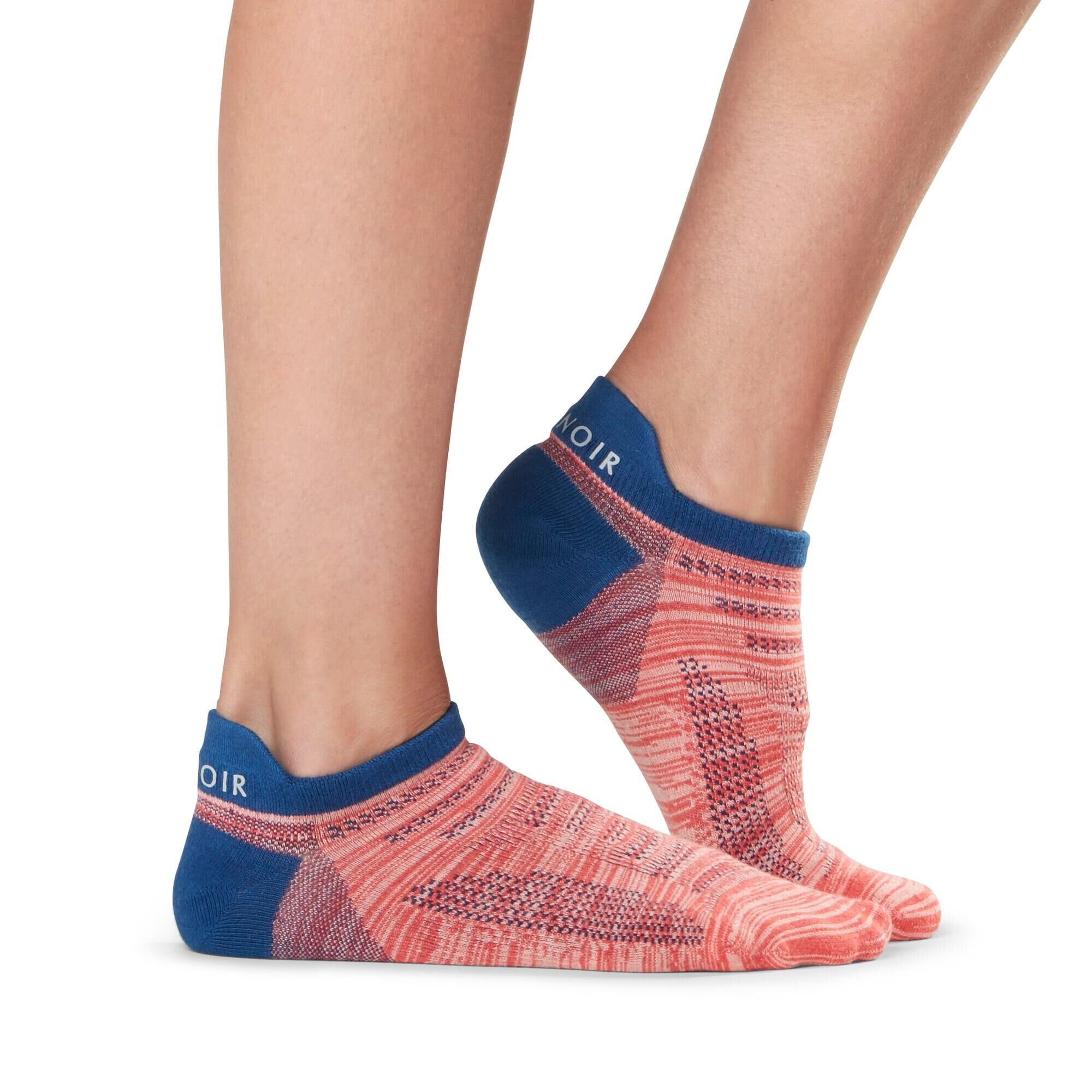 FITNESS-MAD Womens/Ladies Parker Sports Socks (Orange/Blue)