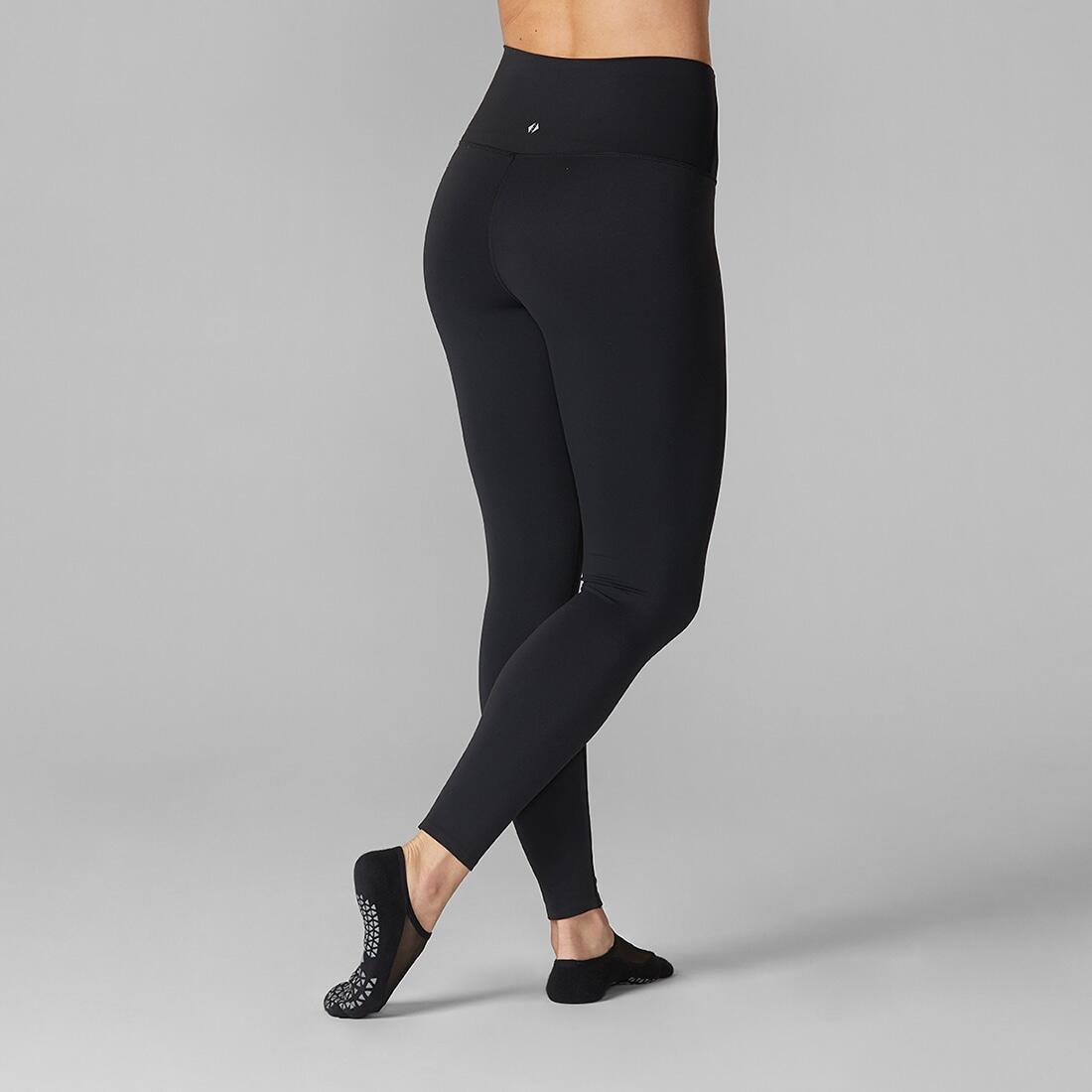 Womens/Ladies High Waist Leggings (Black) 2/4