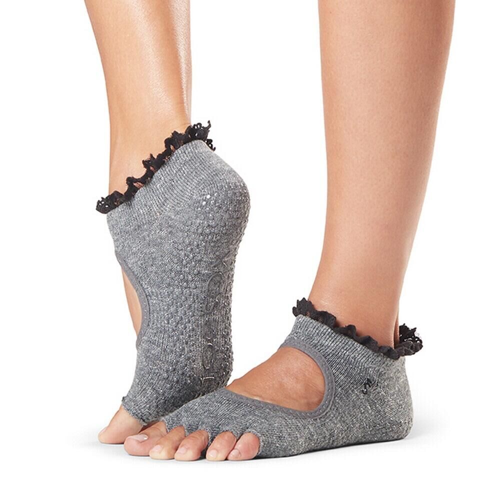 FITNESS-MAD Womens/Ladies Bella Melody Half Toe Socks (Grey)