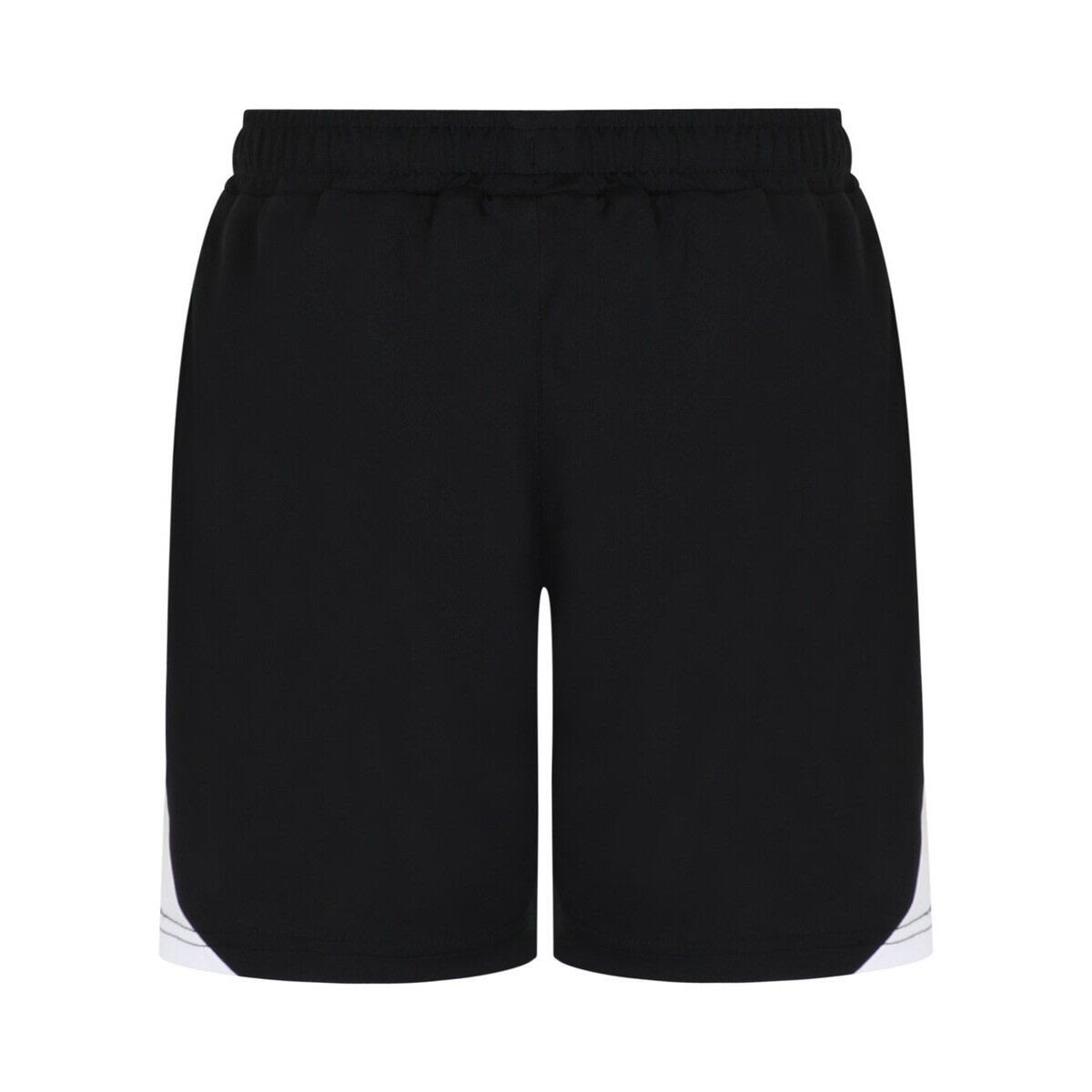 Childrens/Kids Total Training Shorts (Black/White) 2/2