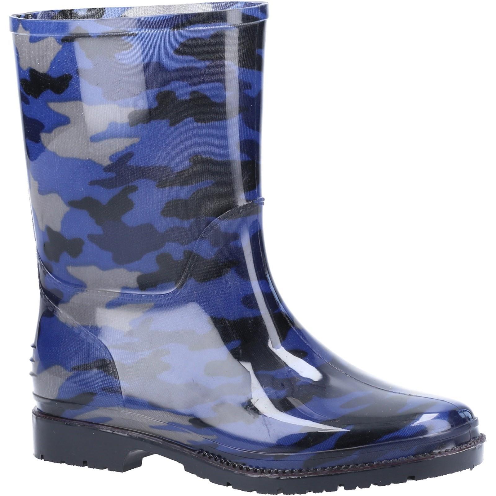 COTSWOLD Childrens/Kids PVC Wellington Boots (Navy)