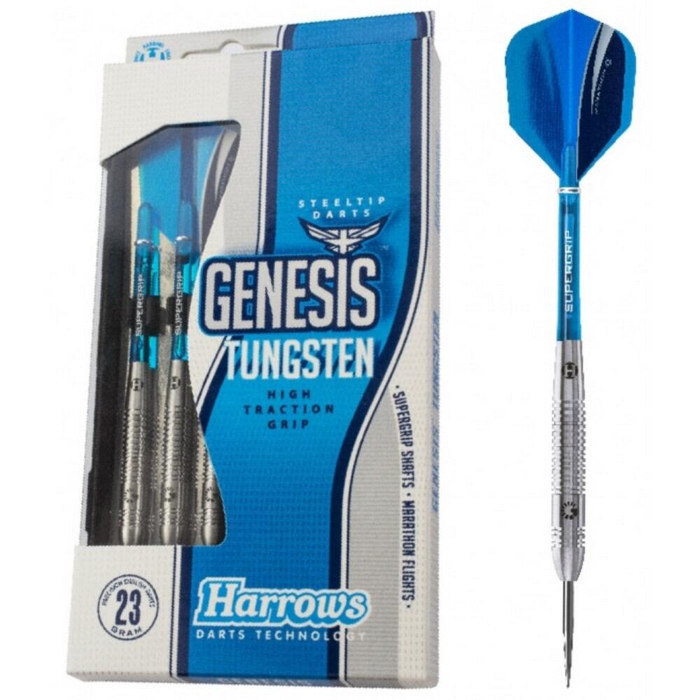 Genesis Tungsten Darts (Silver/Blue) 1/4