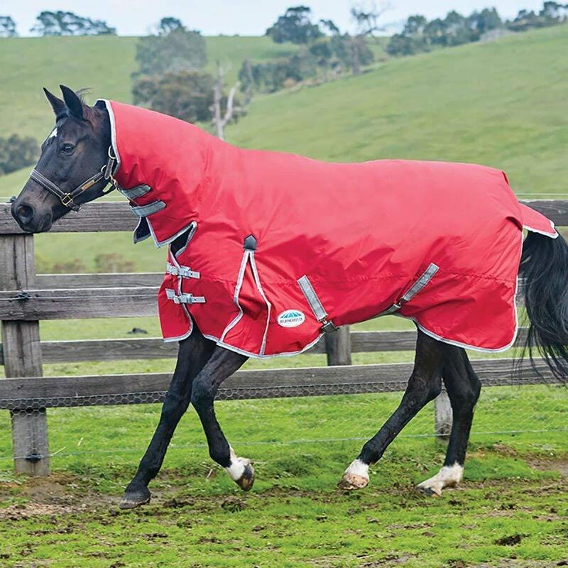 Couverture Rafraîchissante Haute Encolure WeatherBeta Pour Cheval – Taille 72" Bleue