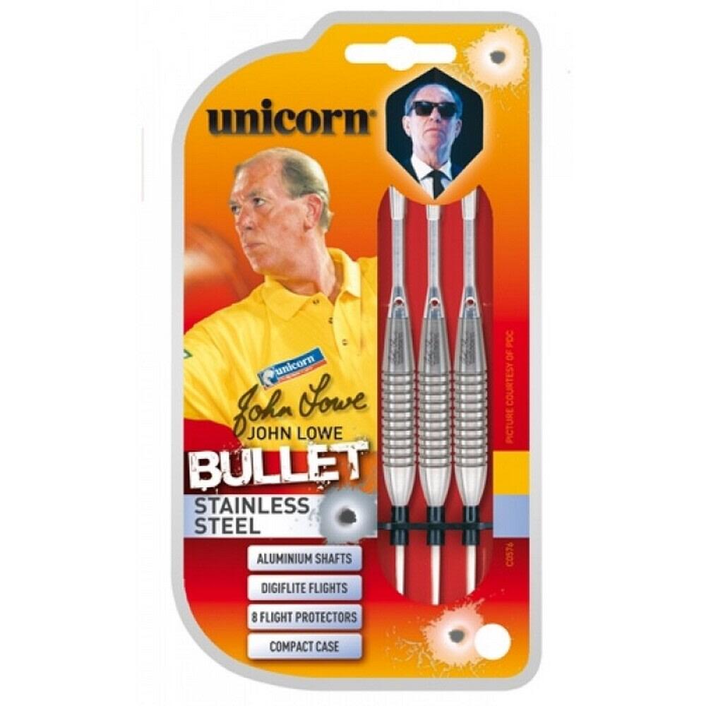 UNICORN Bullet Stainless Steel Darts (Pack of 3) (Silver)