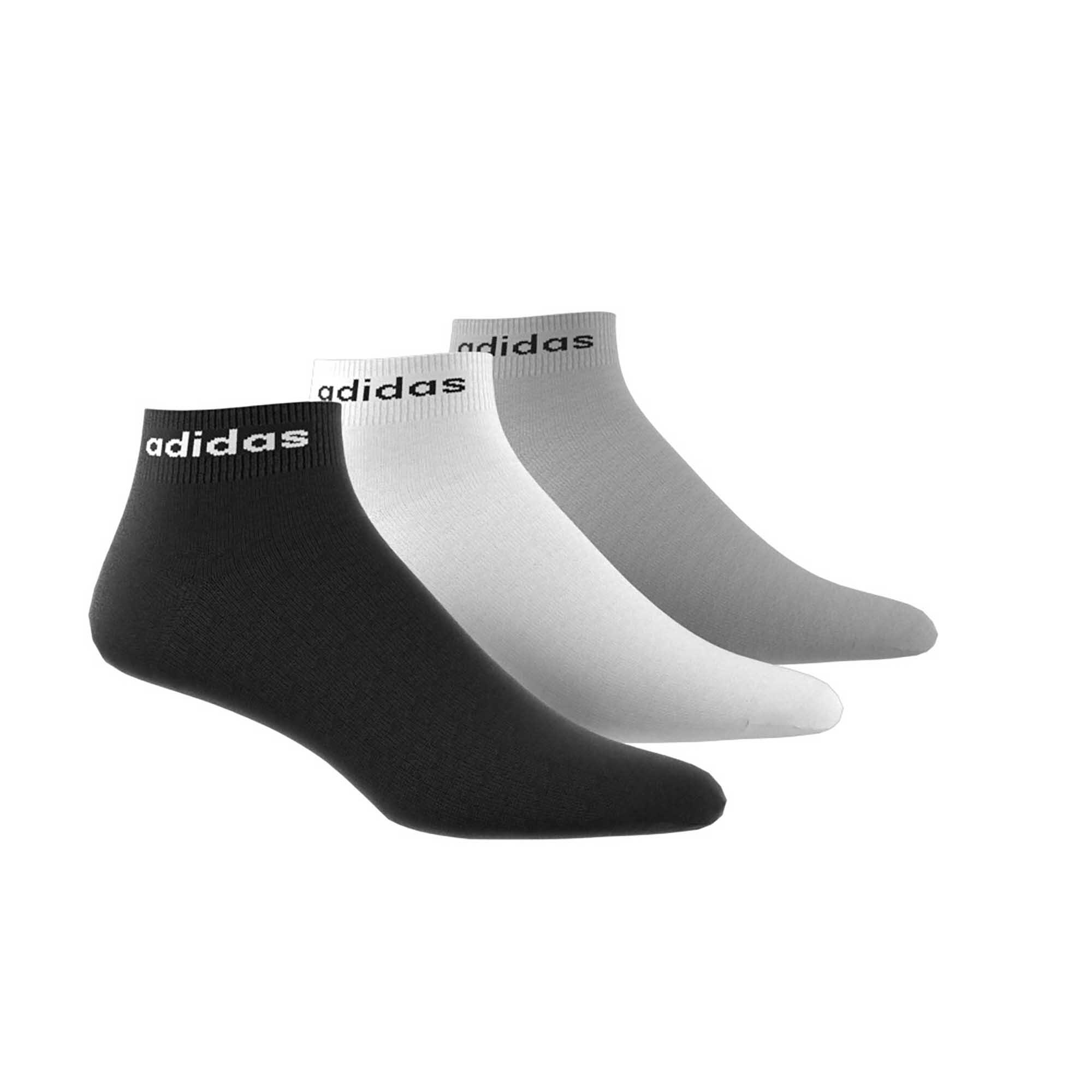 Meias Adidas Sport Nc Ankle 3Pp Pretas Adulto 3/5