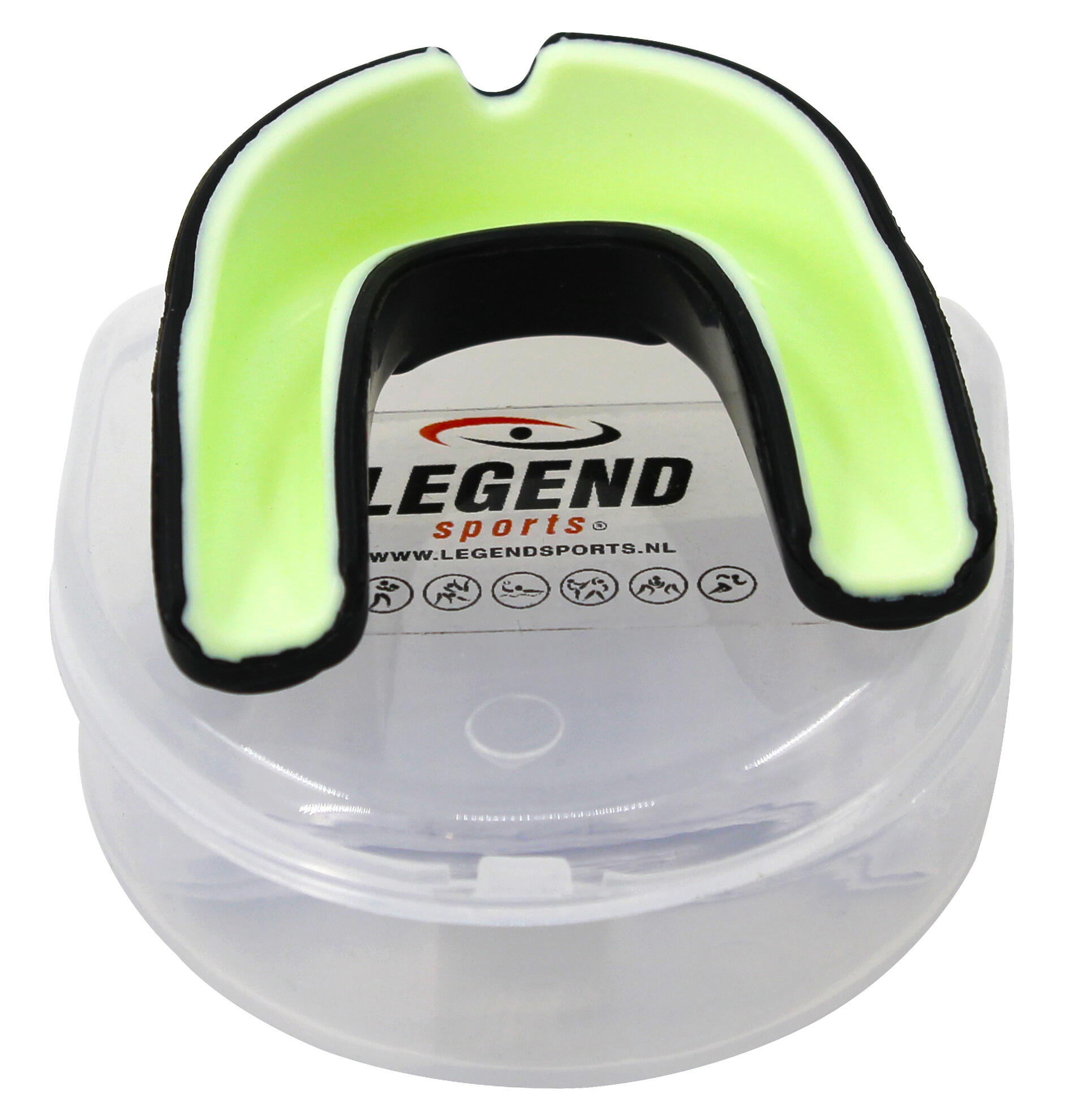 Gebitsbeschermer Heren / Dames Zwart Gel Protect 3/5