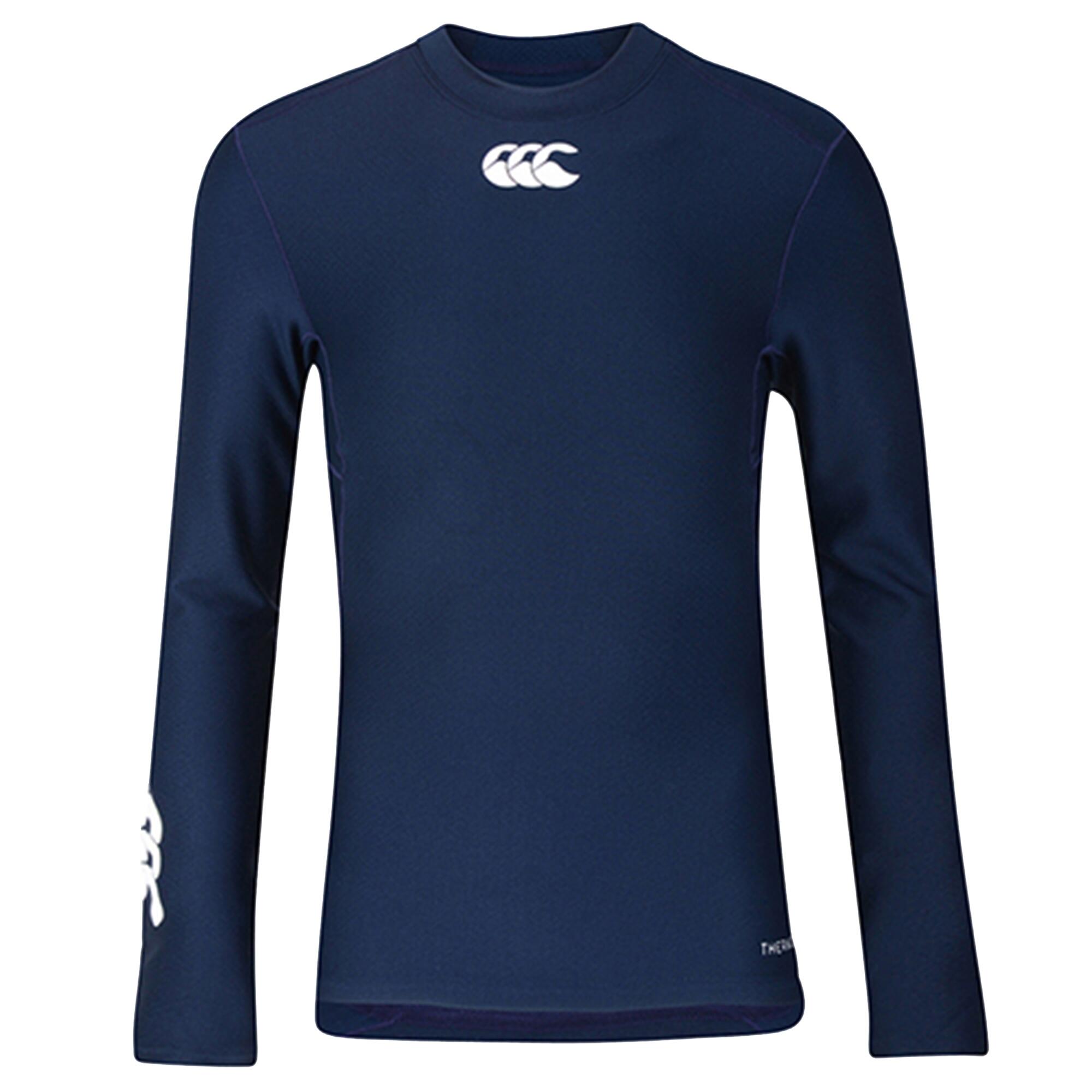 CANTERBURY Childrens/Kids Long Sleeve ThermoReg Base Layer Top (Navy)