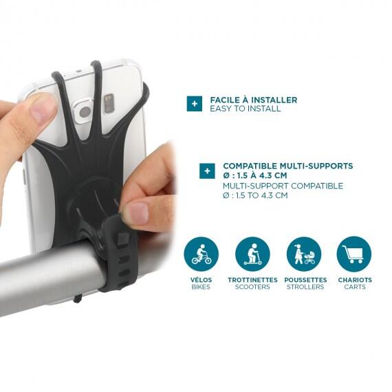 Support smartphone universel Mobilis vélos et trottinettes 5/5