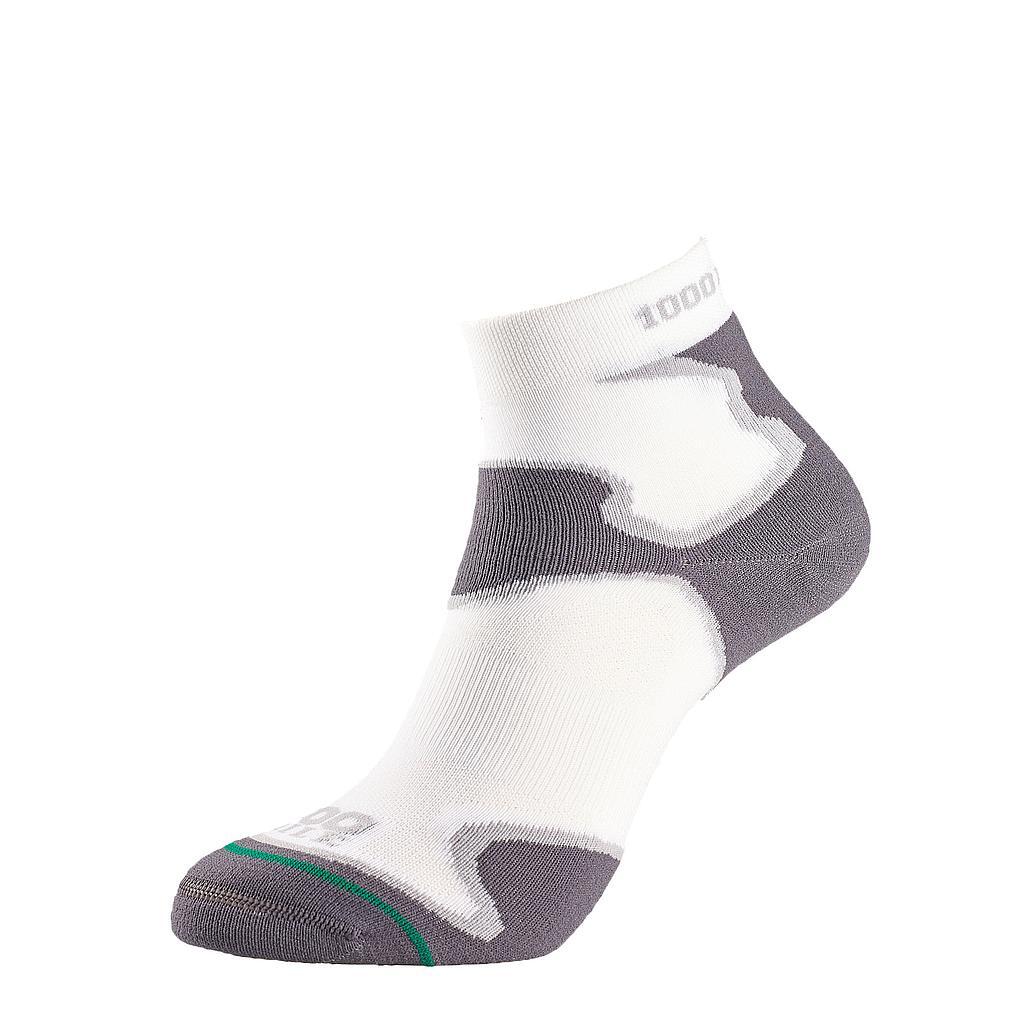 Womens/Ladies Fusion Socks (White/Grey) 1/3