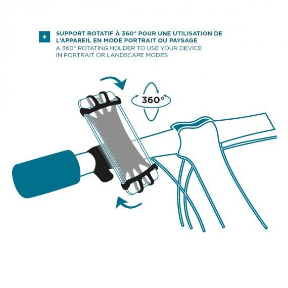 Support smartphone universel Mobilis vélos et trottinettes 3/5