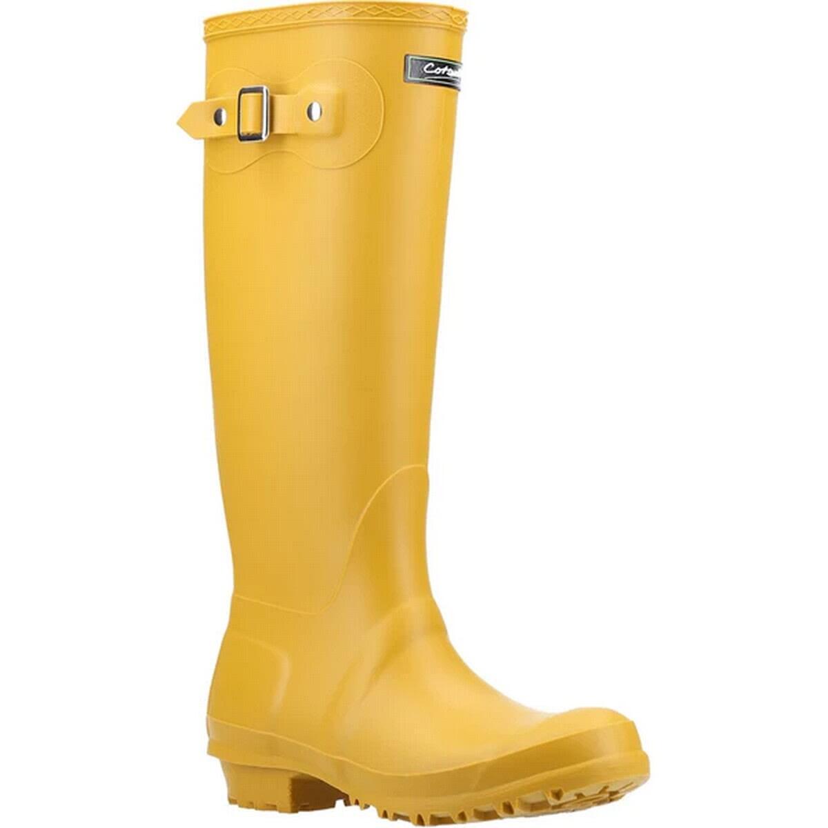 Unisex Sandringham Wellington Boots (Mustard) 3/5