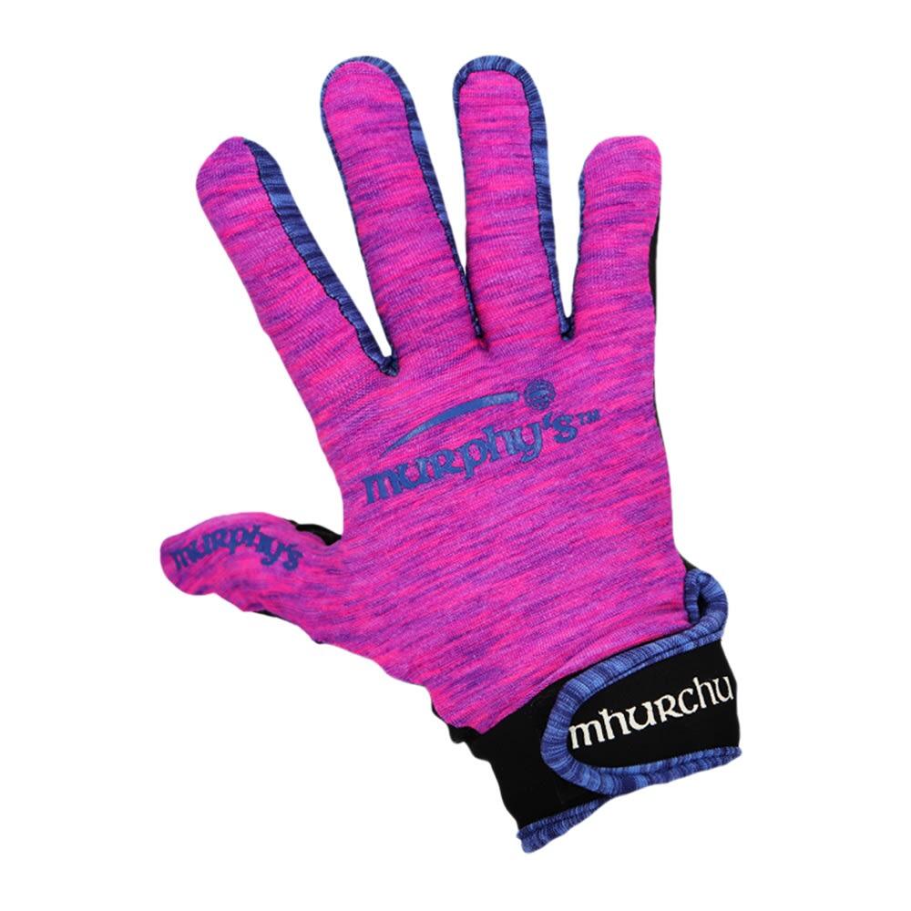 MURPHYS Childrens/Kids Gaelic Gloves (Pink/Blue)