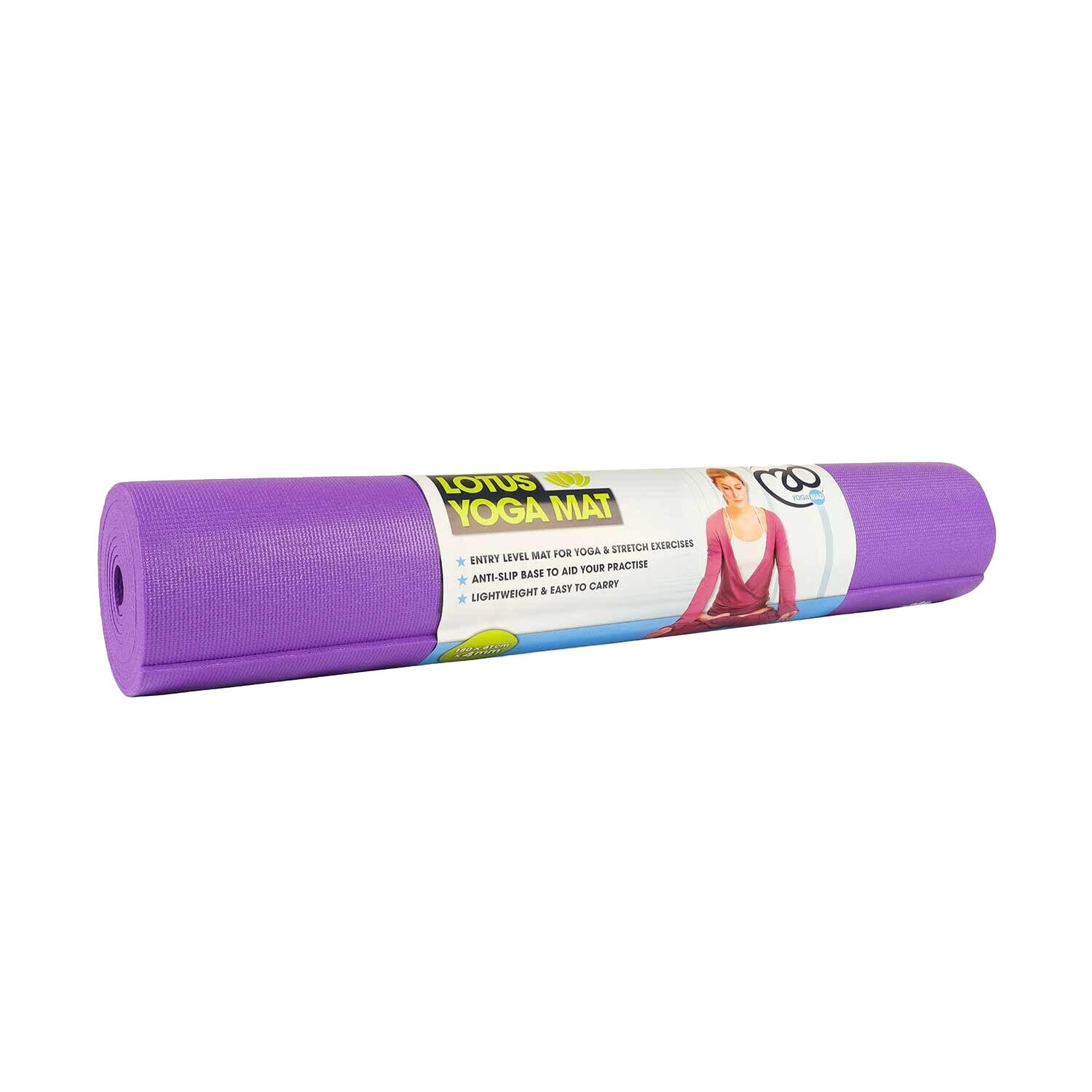 FITNESS-MAD Lotus Yoga Mat (Purple)