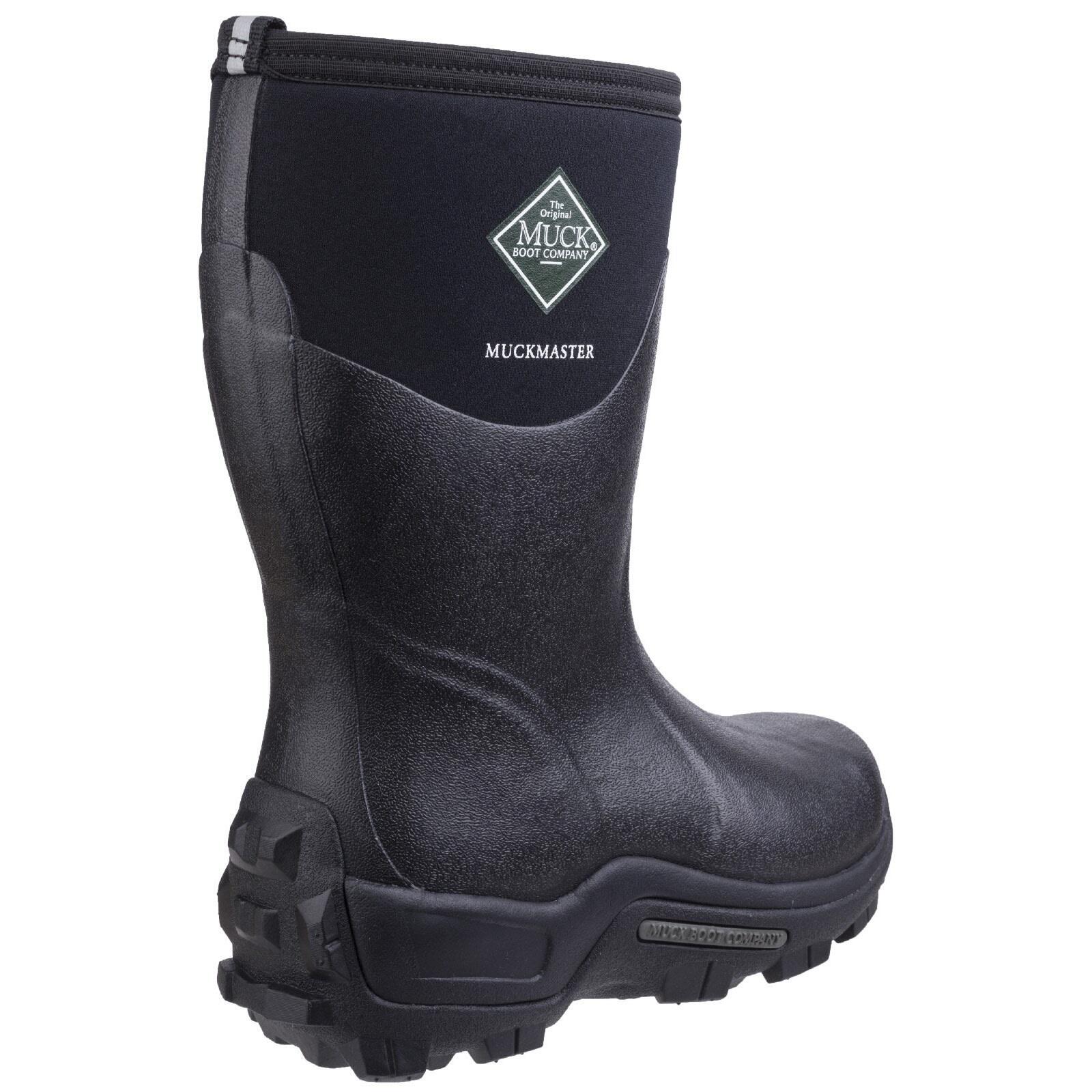 Unisex Muckmaster Mid Wellingtons (Black) 2/3