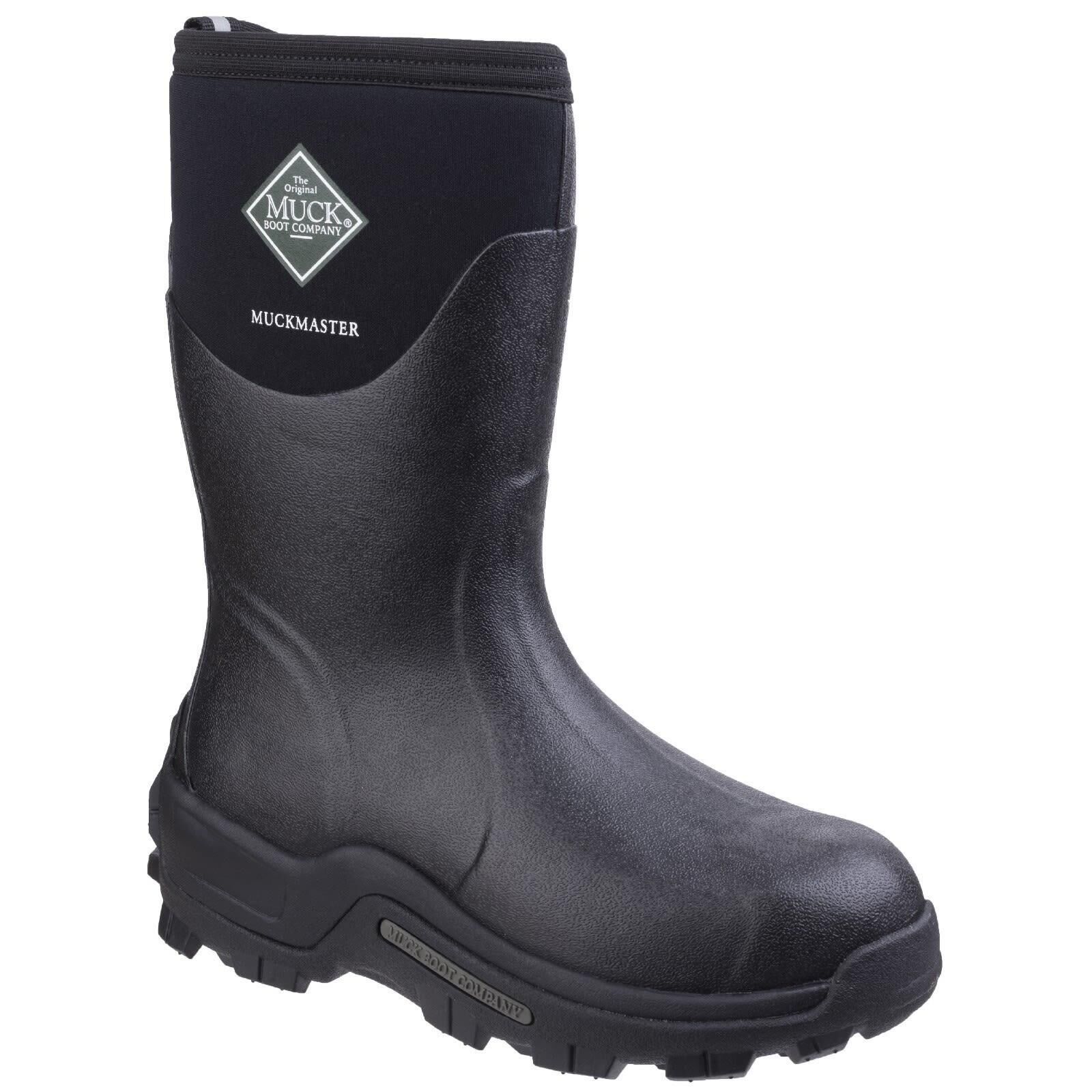 MUCK BOOTS Unisex Muckmaster Mid Wellingtons (Black)