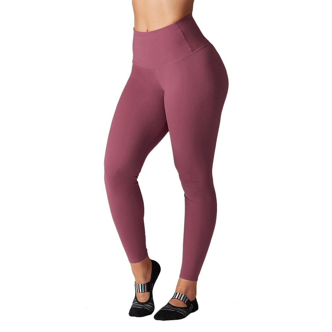 FITNESS-MAD Womens/Ladies High Waist Leggings (Red)