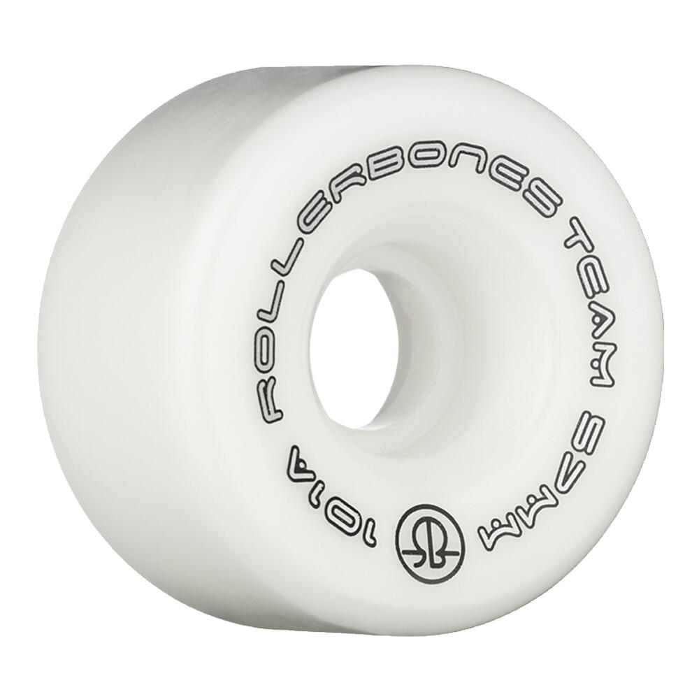 ROLLERBONE ROLLERBONES TEAM LOGO – INDOOR QUAD ROLLER SKATE WHEELS – 57MM 101A – SET OF 8