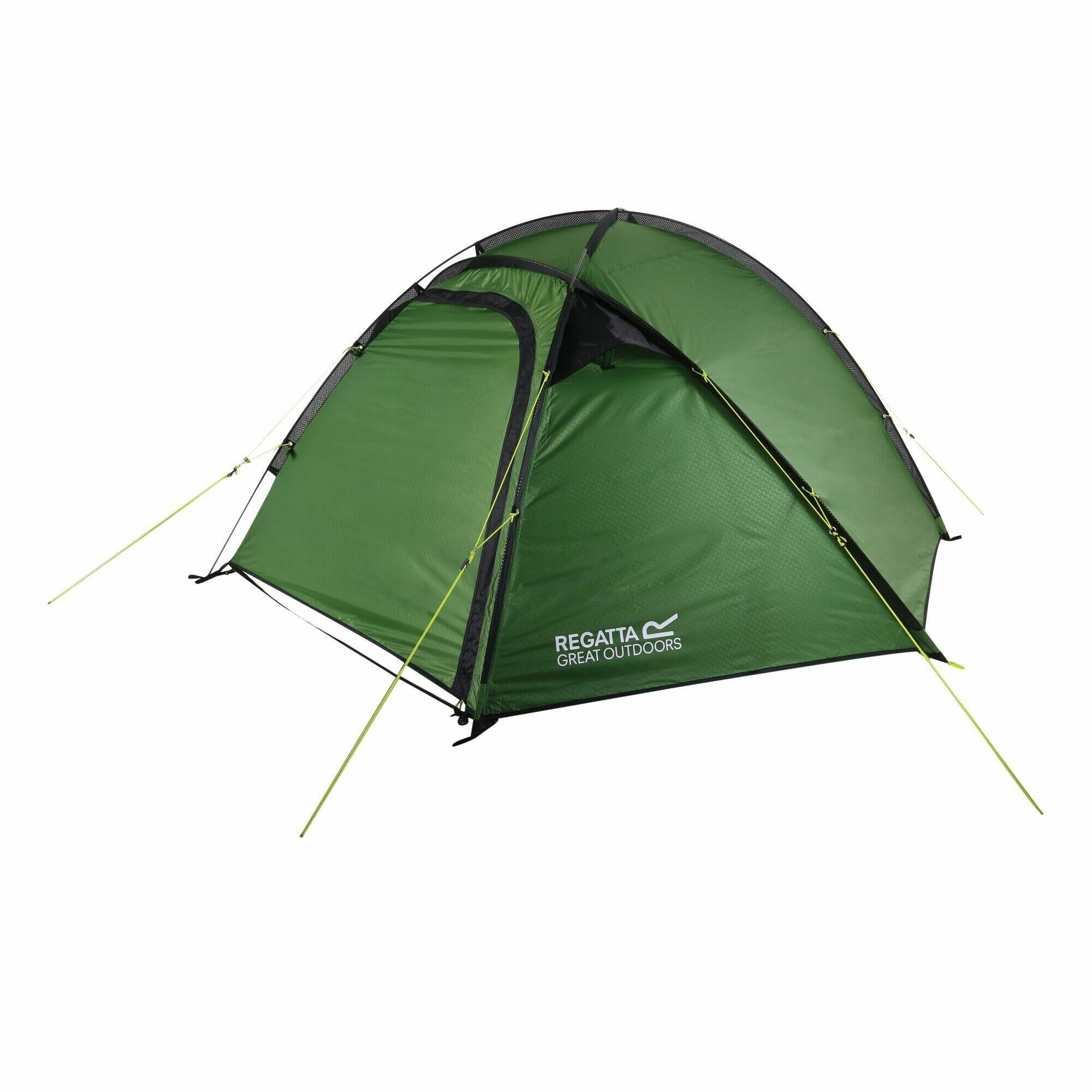 REGATTA Adults 3 Man Montegra Geo Tent (Alpine Green)