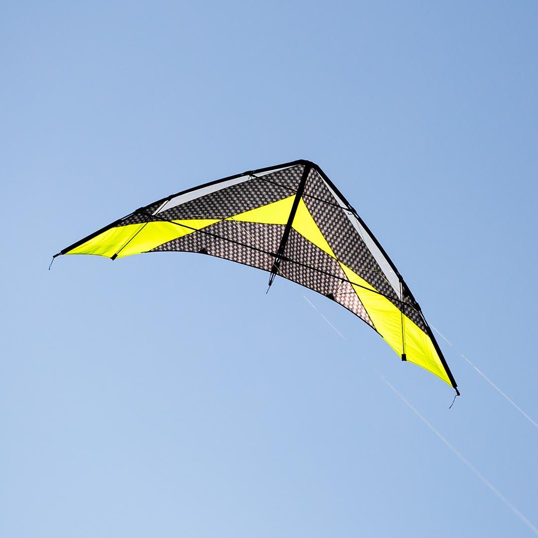 Aquilone acrobatico HQ Arrow XL 117485 Giallo 270 x 120 cm 4/7