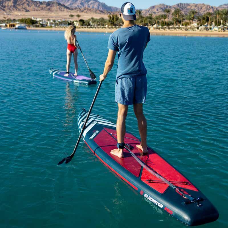 Gladiator PRO Sport 12'6 x 30” x 5.9” Touring Paddle Board For More Speed 6/7