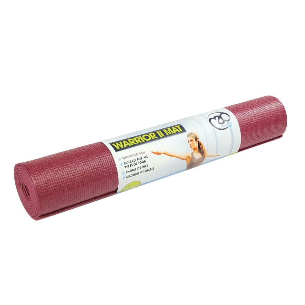 FITNESS-MAD Warrior II Yoga Mat (Burgundy)