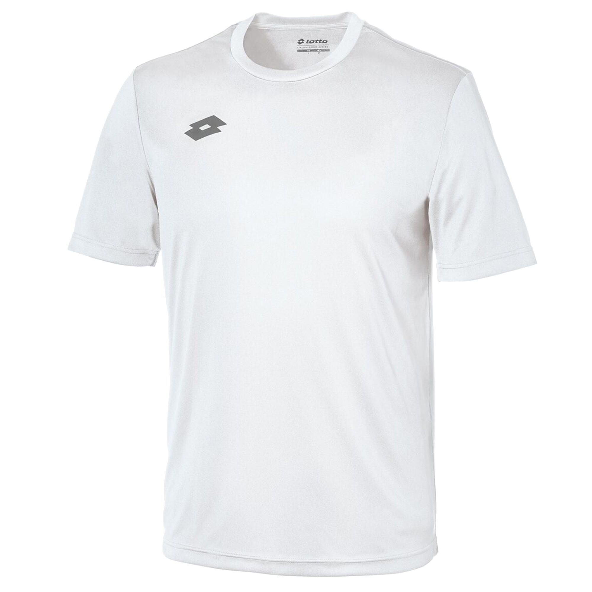 Junior Unisex Delta Jersey Short Sleeve Shirt (White/Pewter) 1/3