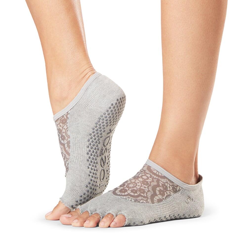 FITNESS-MAD Womens/Ladies Luna Legend Half Toe Socks (Grey)