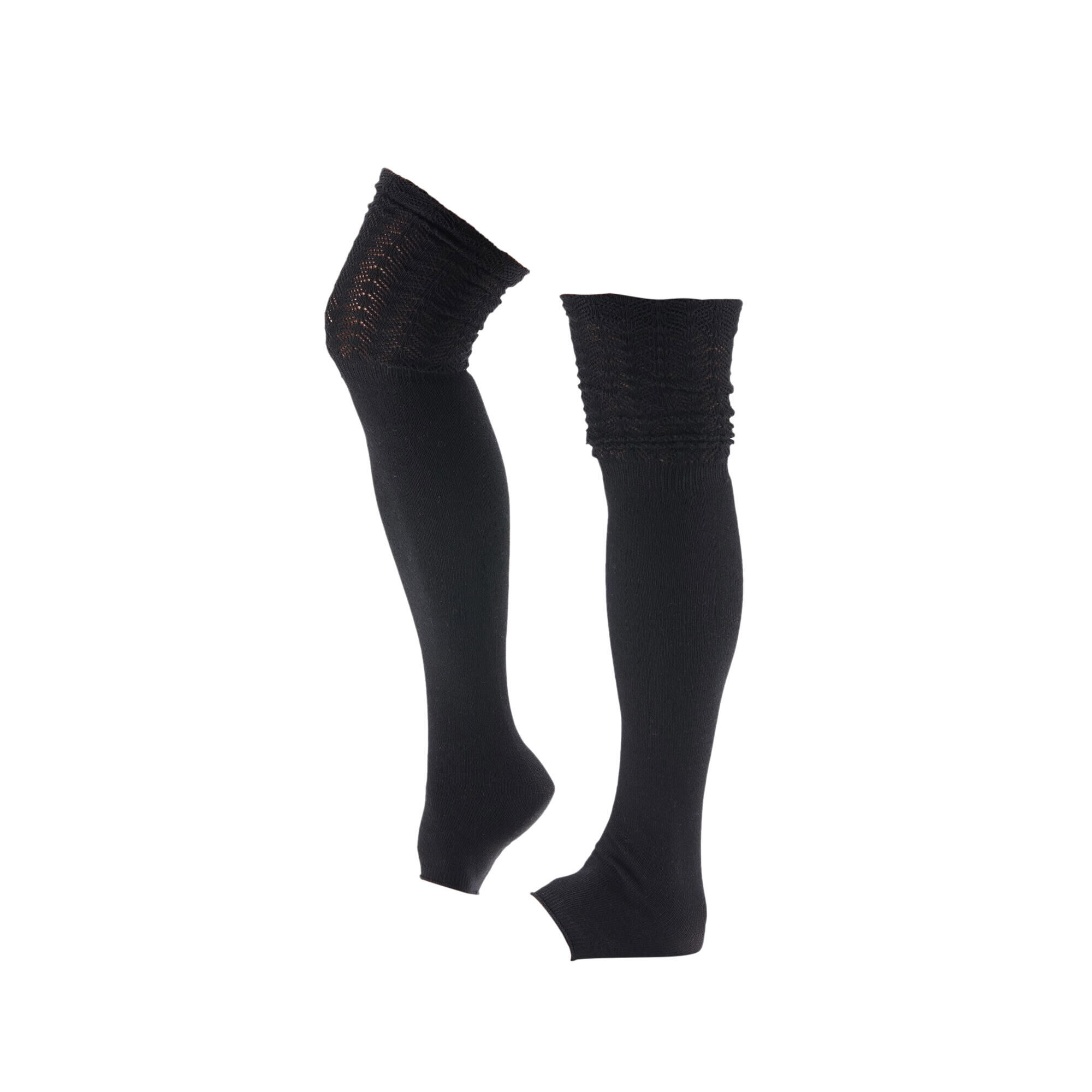 FITNESS-MAD Womens/Ladies Sasha Leg Warmers (Black)