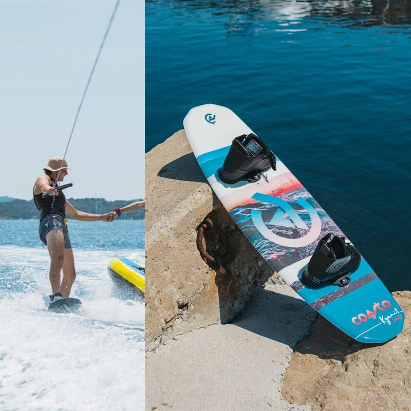 Wakeboard pakket - Coasto Kyanit wakeboard + Diamond wakeboard bindingen + lijn