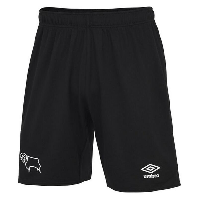 Derby County FC "2223" Shorts für zu Hause für Kinder Schwarz