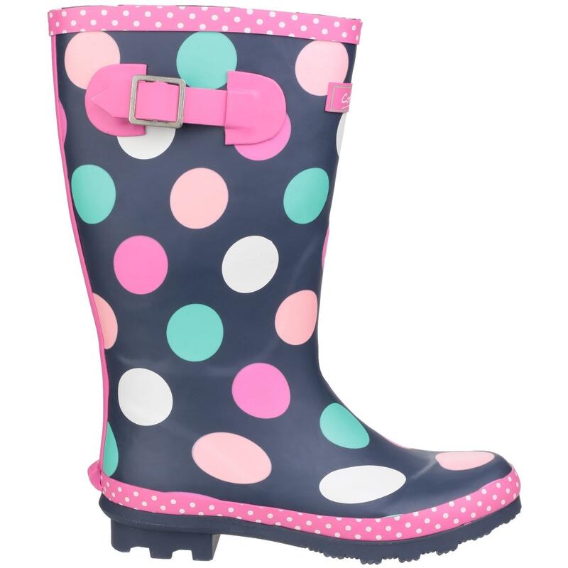 Mädchen Dotty Spotted Gummistiefel Unisex Bunt