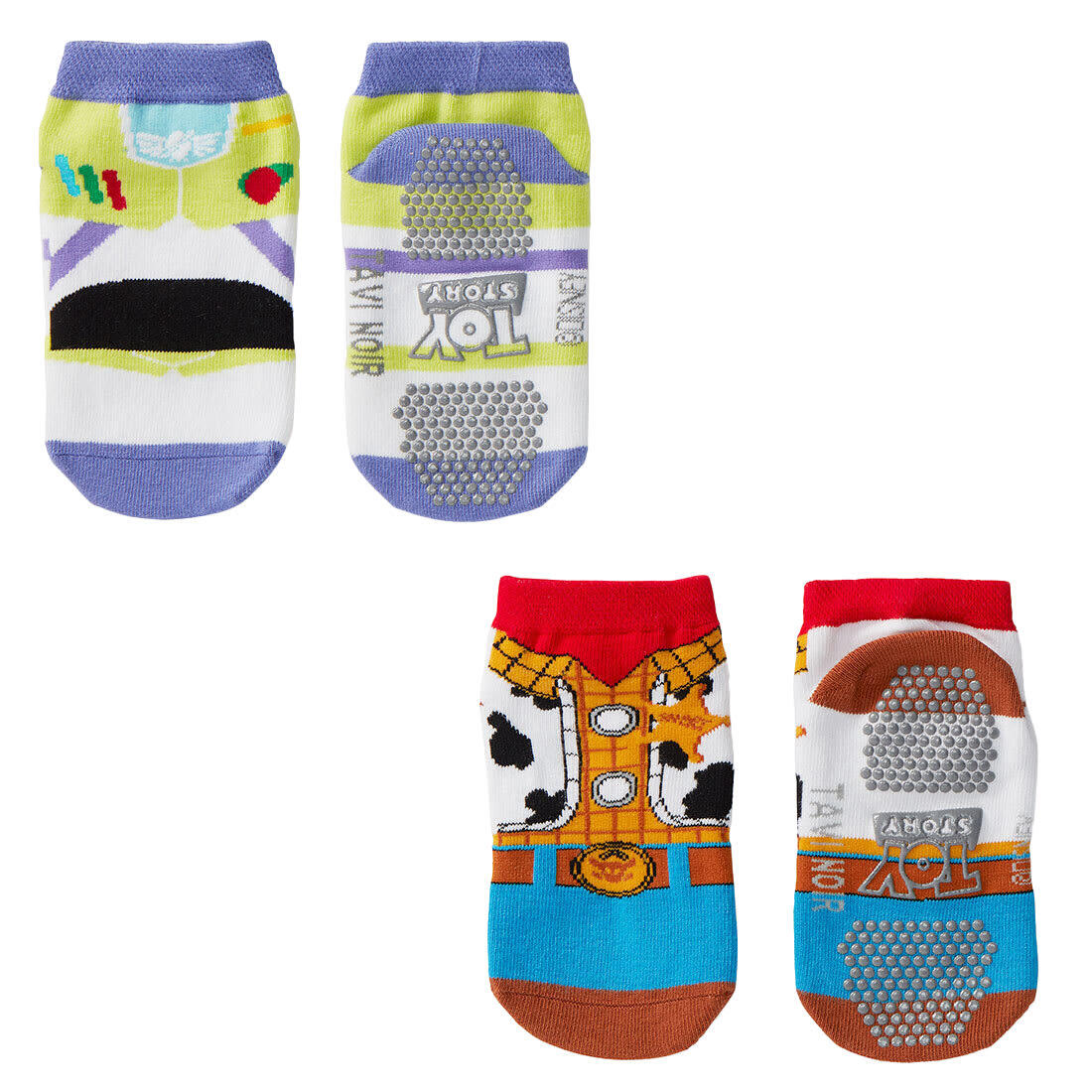 FITNESS-MAD Childrens/Kids Tiny Soles Toy Story Ankle Socks (Multicoloured)