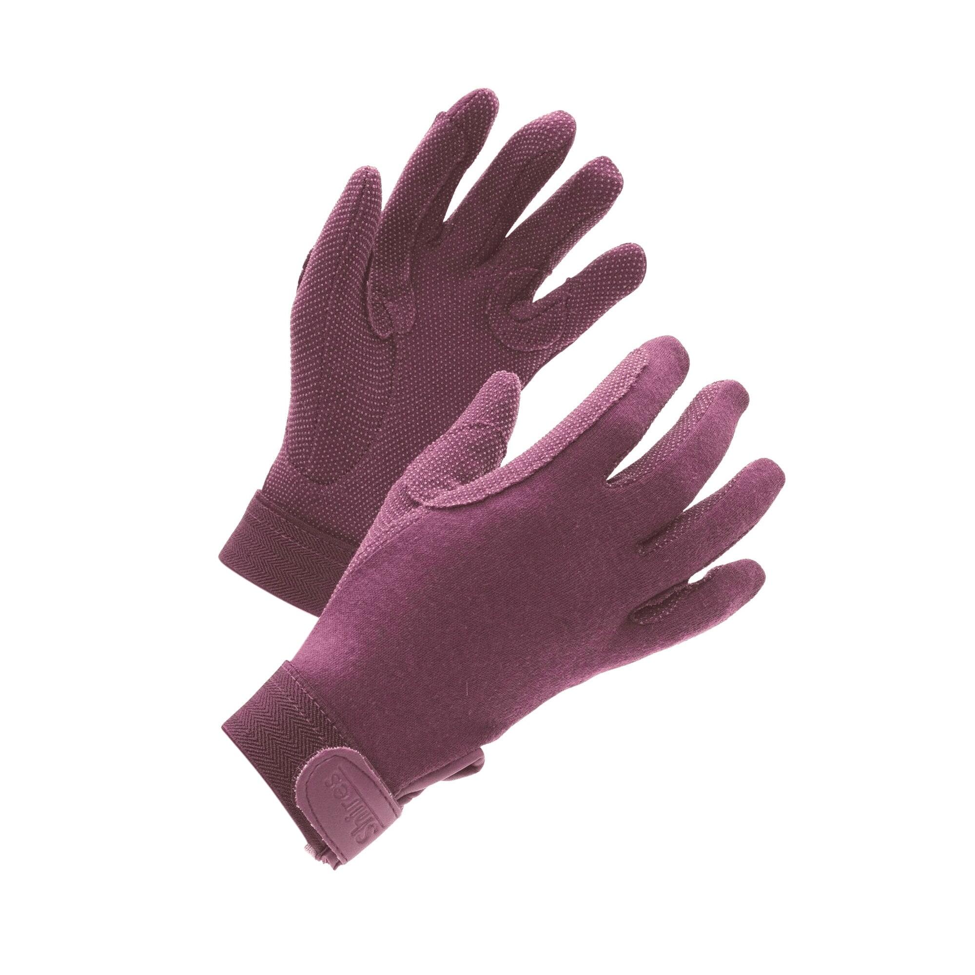 SHIRES Unisex Adult Newbury Gloves (Purple)