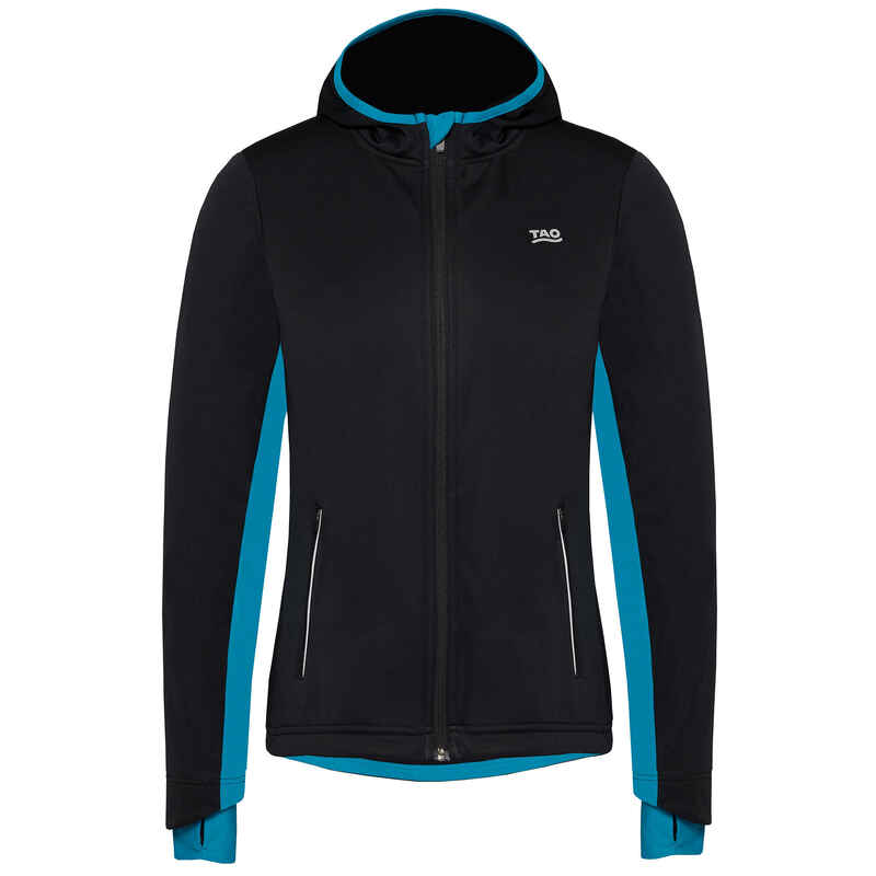 Wasserdichte und warme Damen Laufjacke mit Kapuze Bjarka