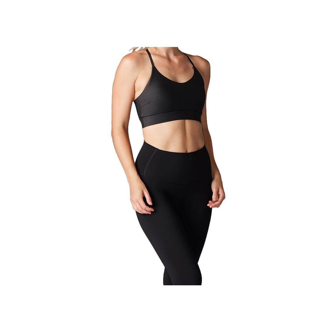 Womens/Ladies Sports Bra (Black) 1/4