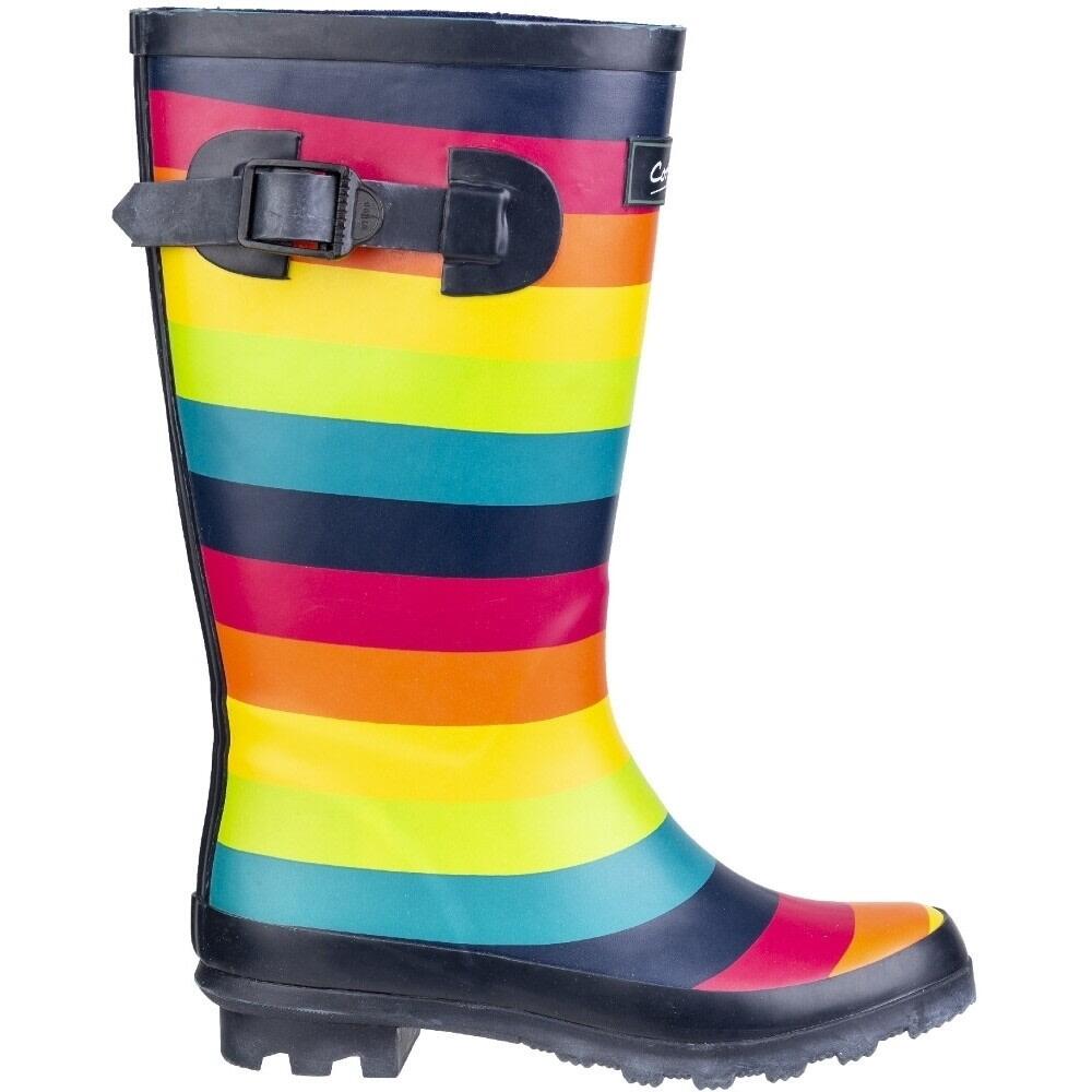 Children/Kids Rainbow Wellington Boots (Multicoloured) 1/4