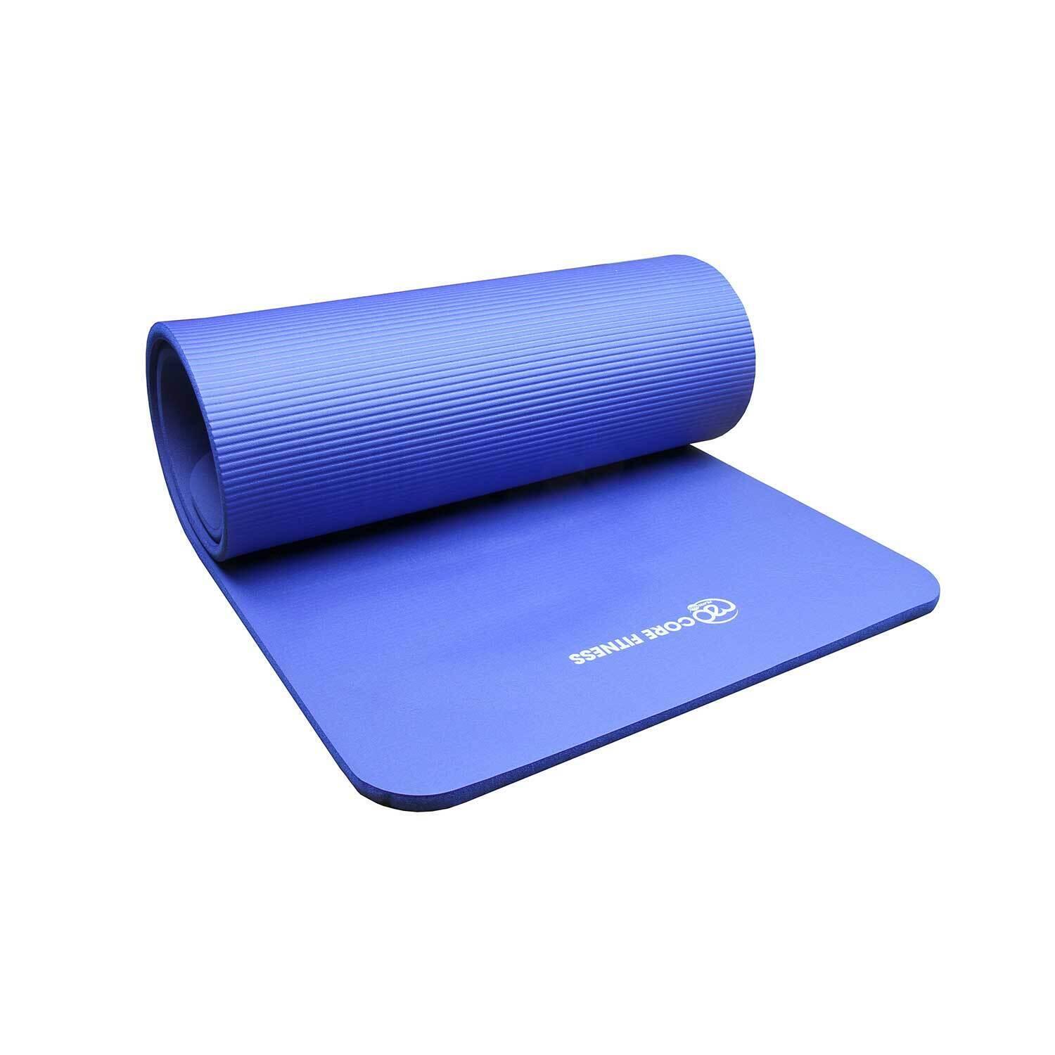 Core Fitness Yoga Mat (Blue) 1/3