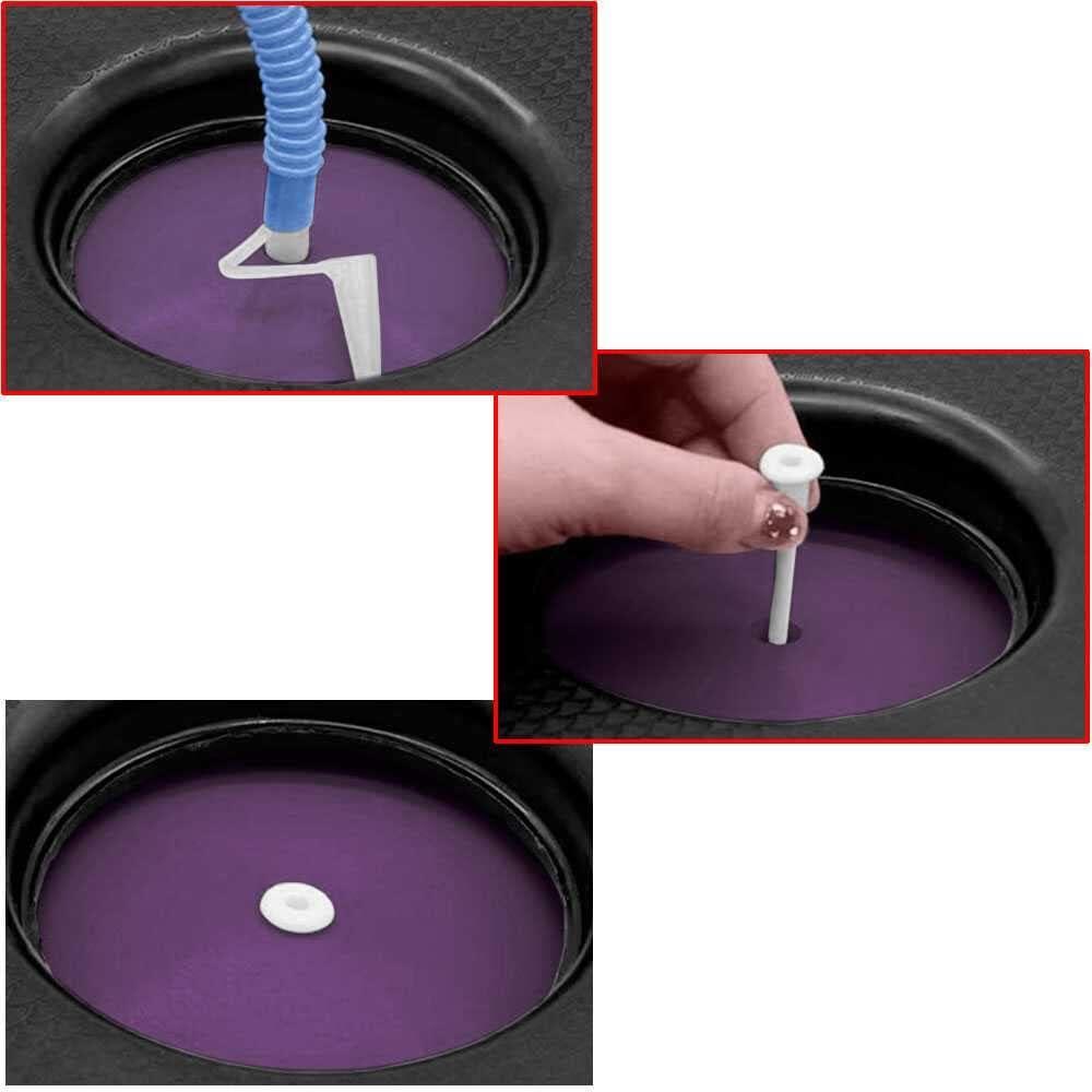 Semiesfera de Equilibrio StrongerFit 58 cm Morada con Tensores e Inflador 4/4