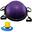 Semiesfera de Equilibrio StrongerFit 58 cm Morada con Tensores e Inflador