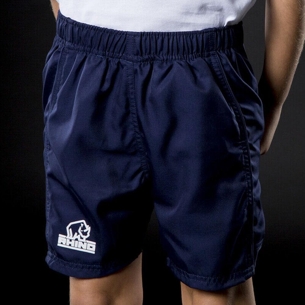 Childrens/Kids Auckland Rugby Shorts (Navy) 2/2