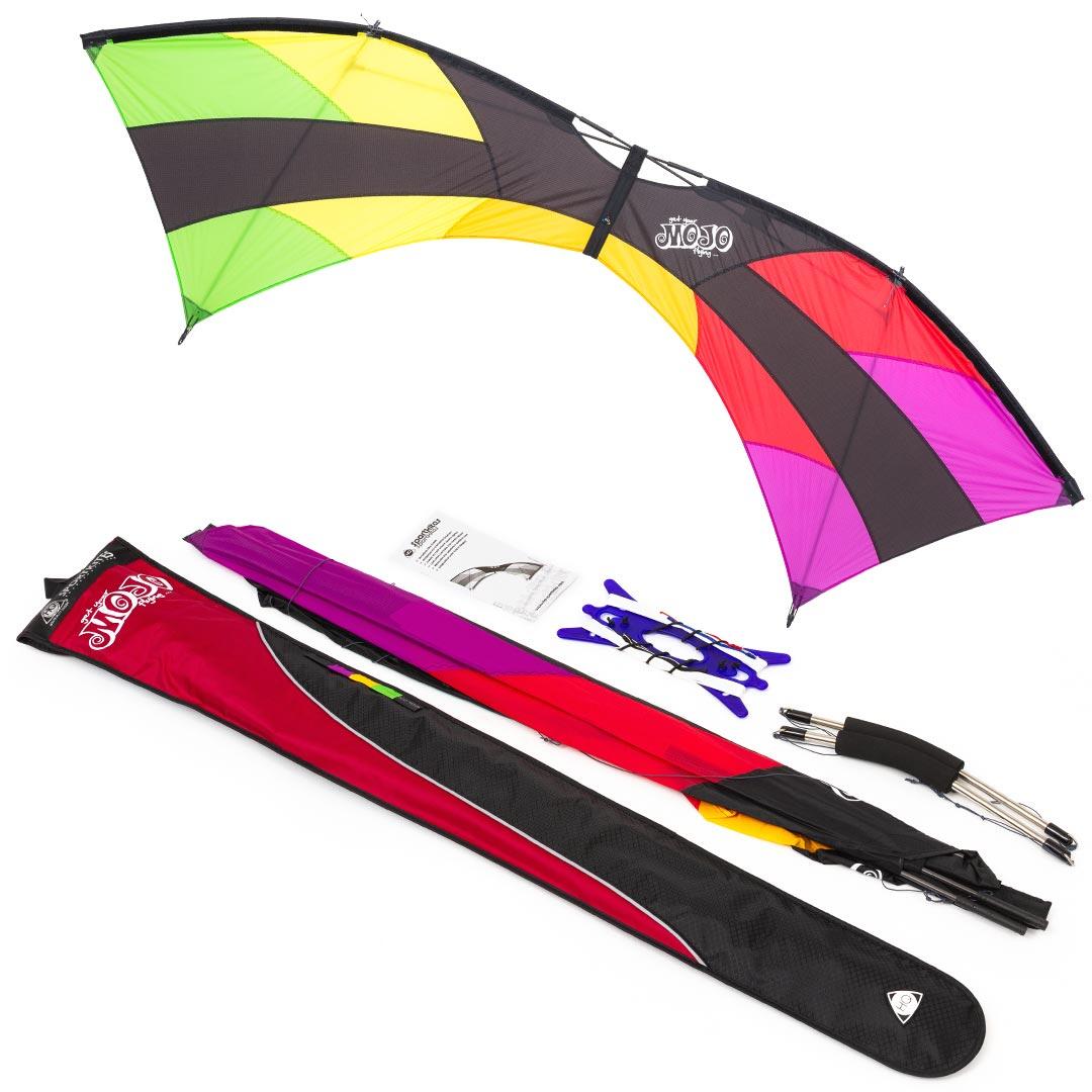 Pipa Acrobática HQ Mojo Arco-Íris 11939230 Arco-Íris 222 x 75 cm 2/7