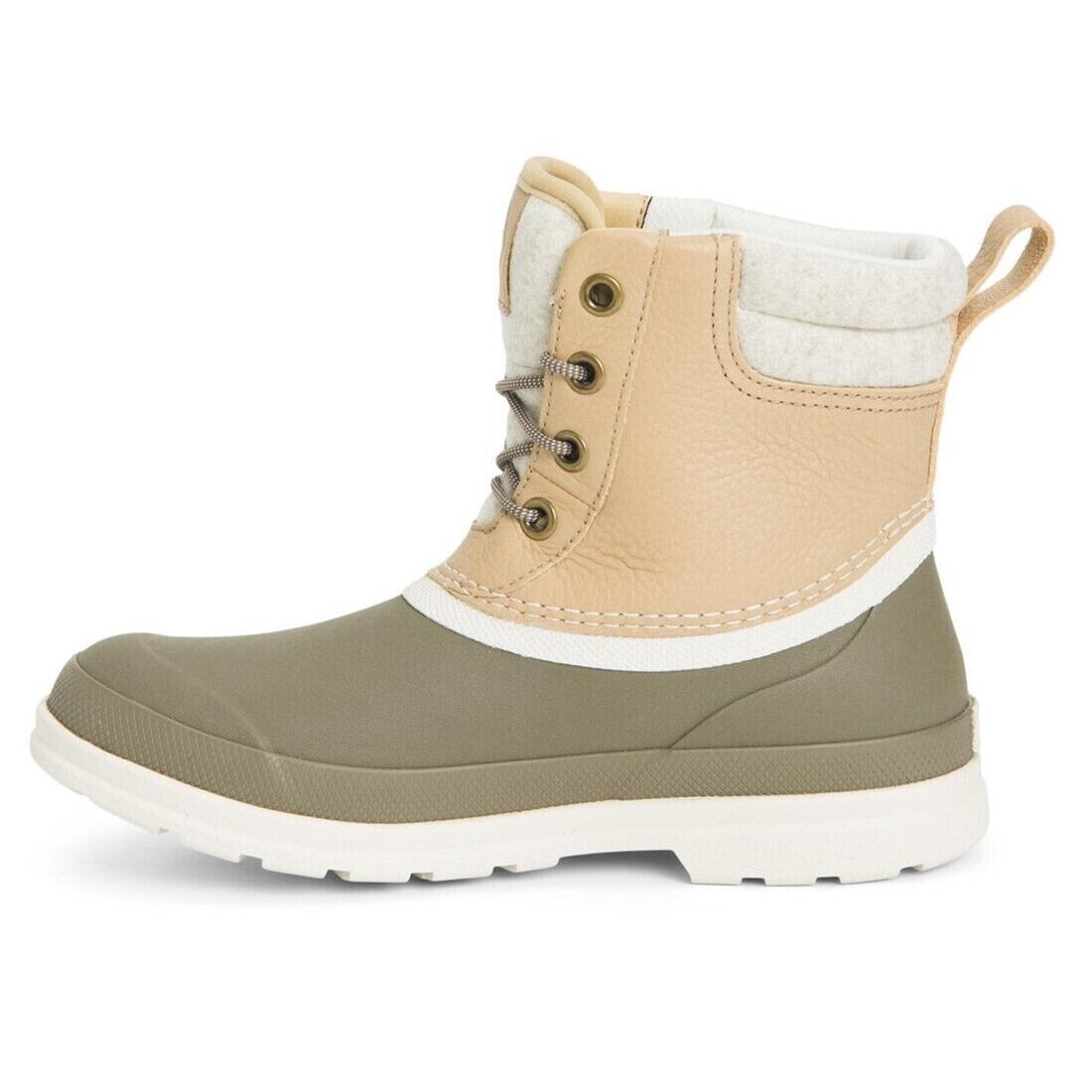 Bottes de pluie ORIGINALS DUCK LACE Femme (Taupe / Marron clair) 3/4