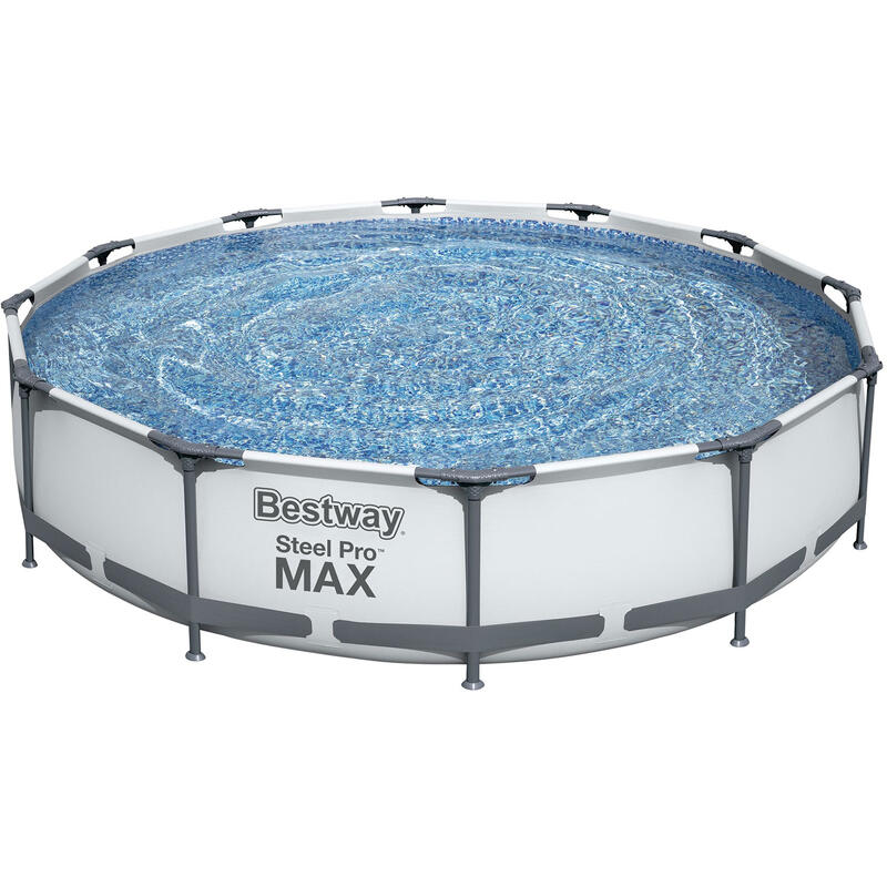 Bestway - Steel Pro MAX - Opzetzwembad inclusief filterpomp - 366x76 cm - Rond