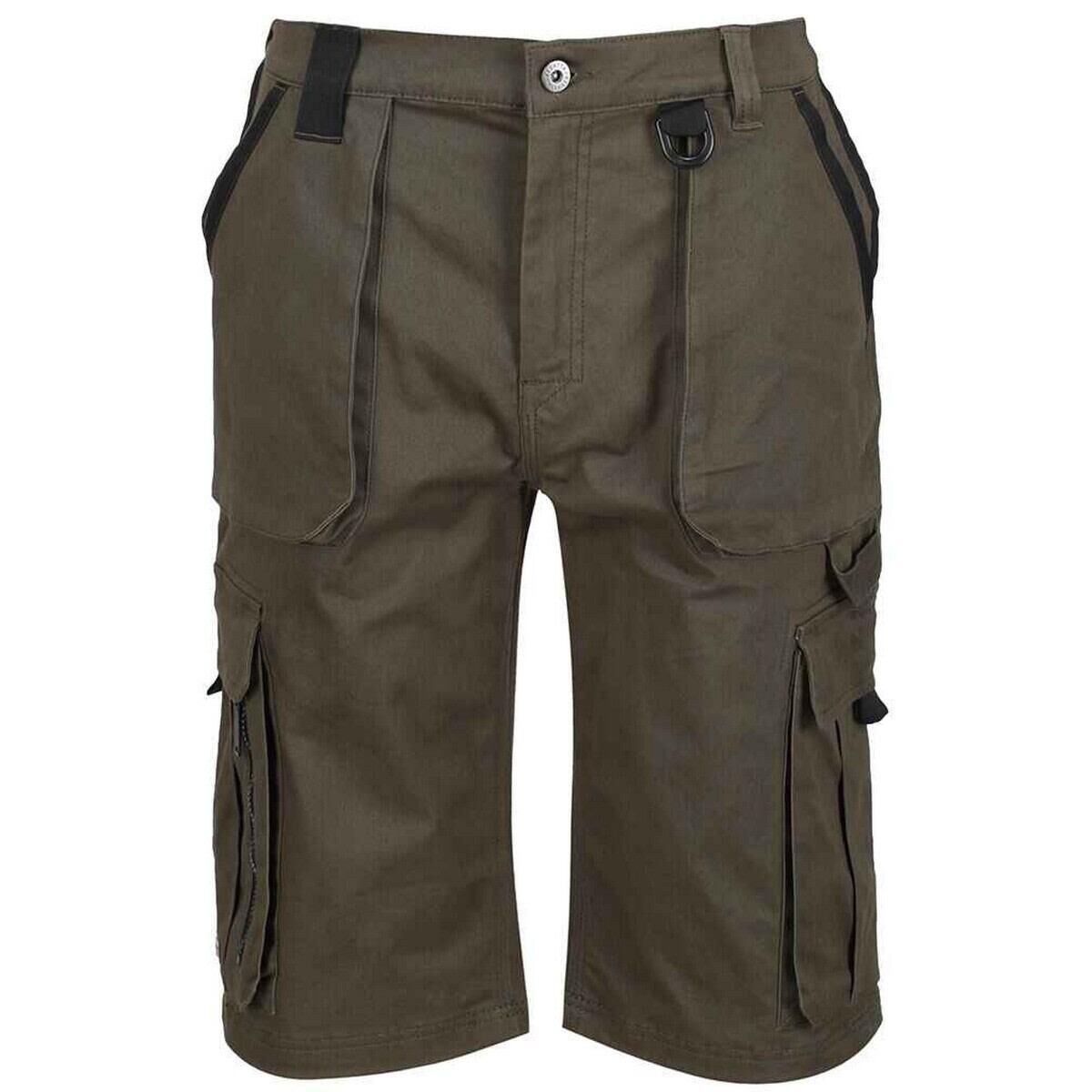 REGATTA Mens Pro Utility Cargo Shorts (Khaki)